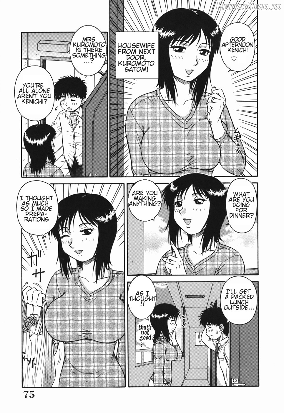 H na Hitozuma Yoridori Furin Mansion - Married woman who likes sex. Chapter 1 - page 75