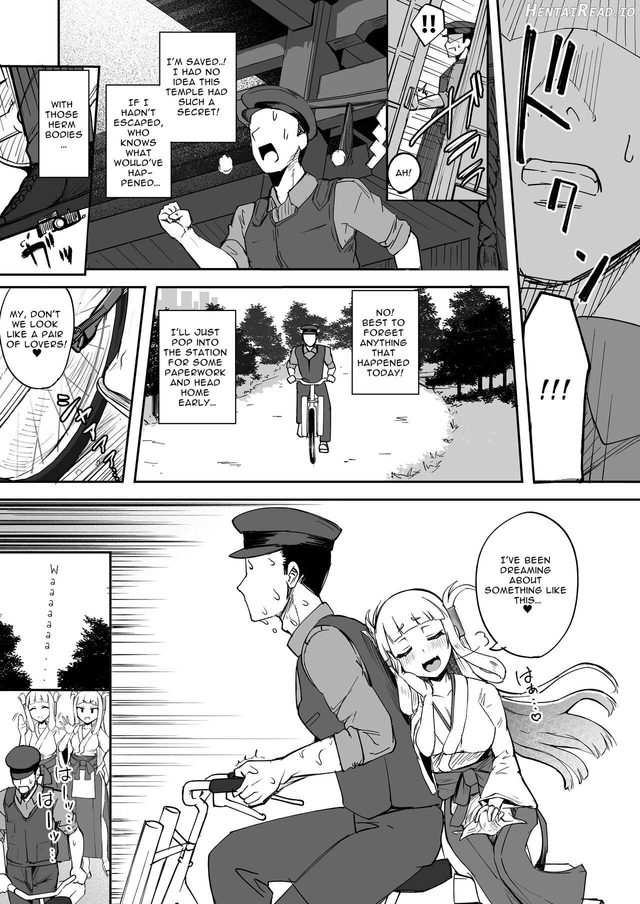 Futanari Futago Miko Tamahou-chan to Tamaran-chan Chapter 1 - page 8