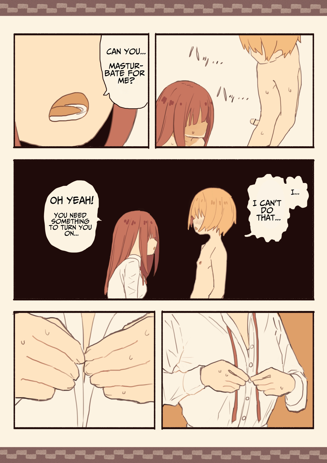 Blinding Bangs Girl Blackmails A Male Student Into Sex Chapter 1 - page 12