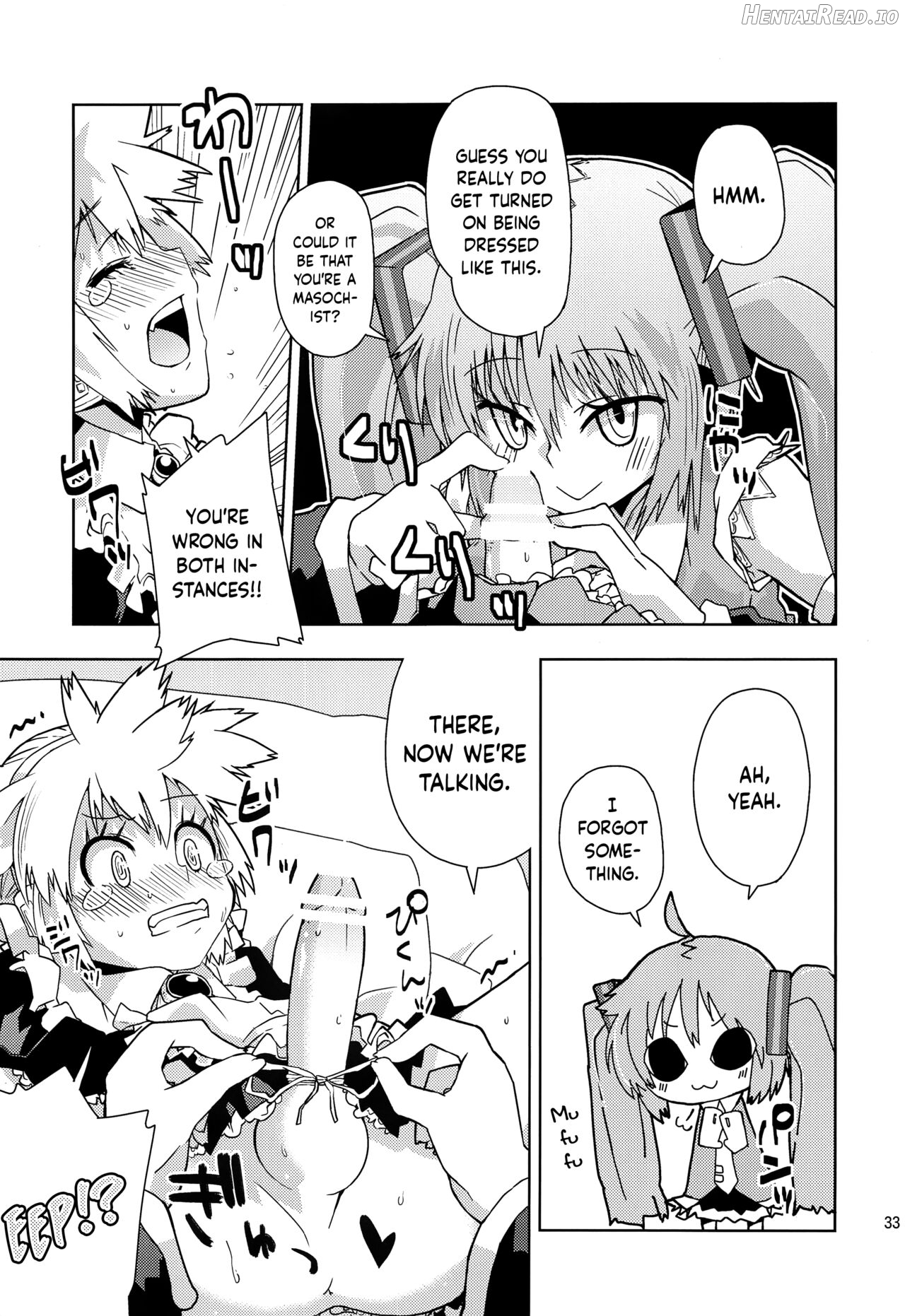 Len-kun ni Tsui Ecchi na Ijiwaru Shichau no wa, Minna Len-kun ga Da-isuki Dakara Dayo! Chapter 1 - page 32