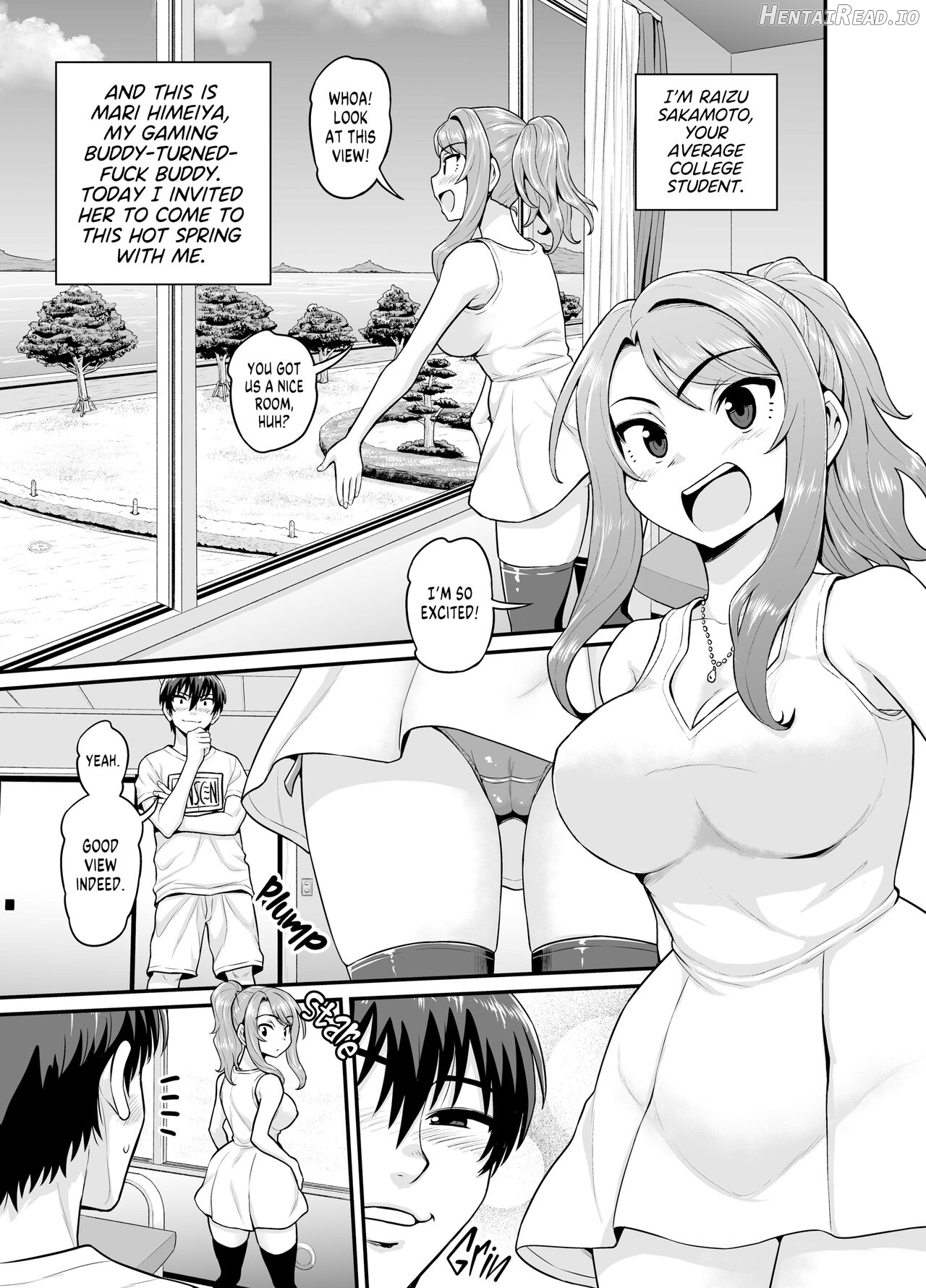 Game Tomodachi no Onnanoko to Onsen Ryokou de Yaru Hanashi NTRver. - Decensored Chapter 1 - page 2