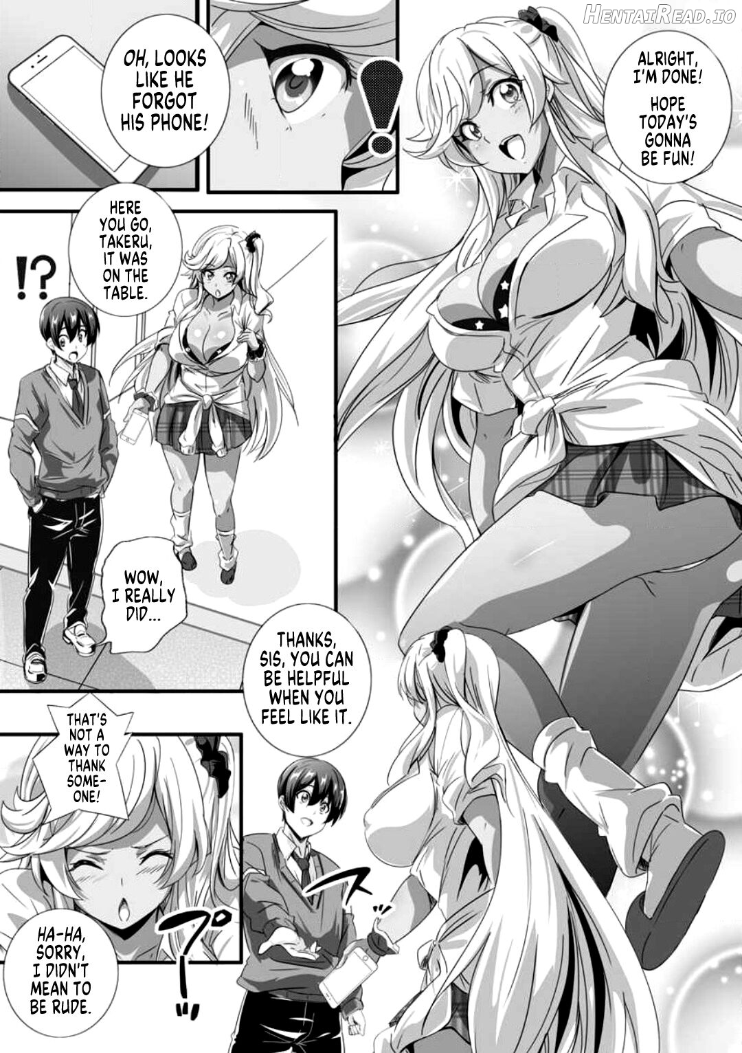 Bitch ni Natta Kuro Gal Nee-chan to Irekawari Seikatsu 1 Chapter 1 - page 5