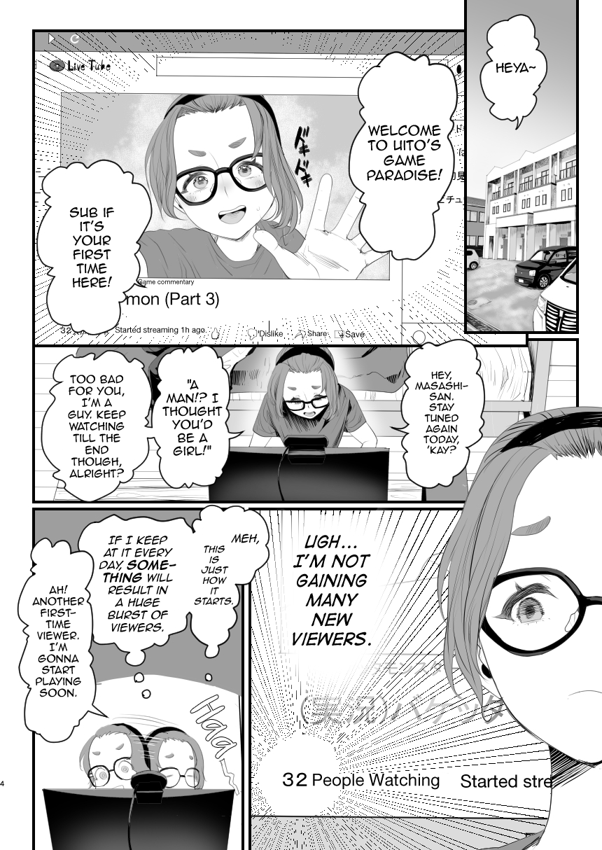 Otokonoko Haishinsha Nagesen ni Noserarete Hamerarechaimashita Chapter 1 - page 4