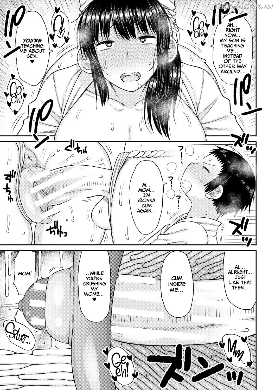 Haramitagari na Hahaoya ~Okaa-san to Ippai Kozukuri Shiyou ne~ Chapter 1 - page 113