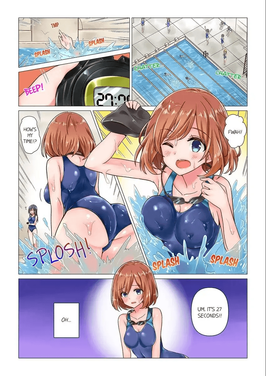 Sakki Massāji-chū ni Tadesho?～ Suiei Joshi wa Ecchina Shigeki ni Yowasugite 1-3 Chapter 1 - page 2