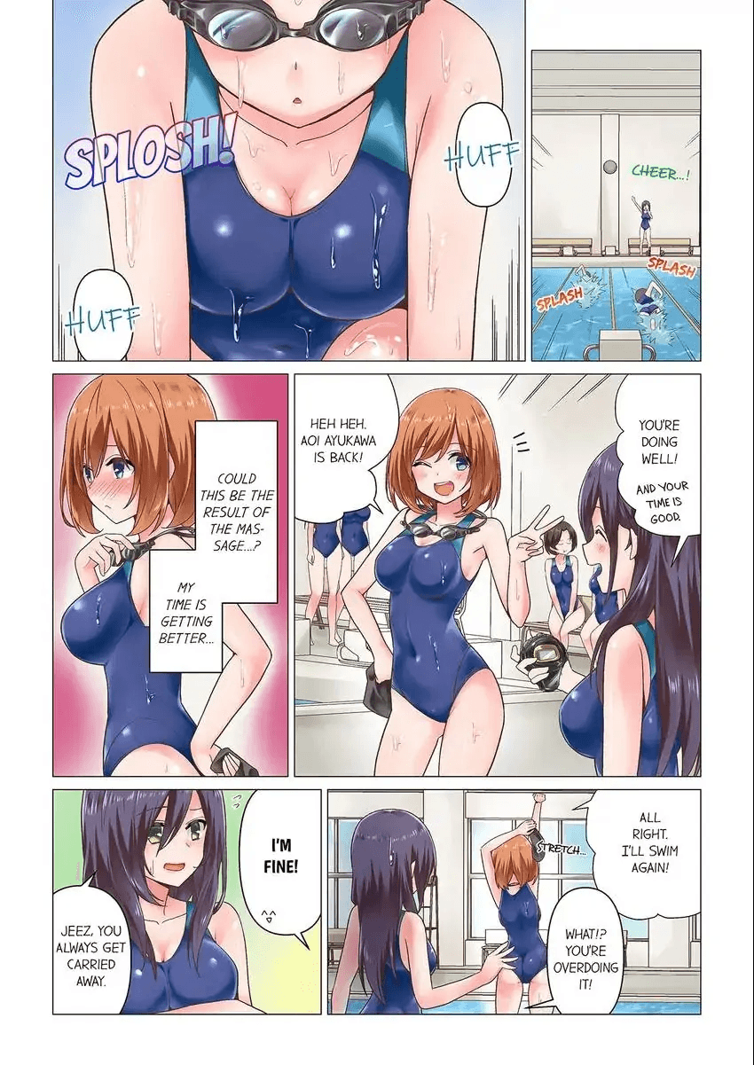 Sakki Massāji-chū ni Tadesho?～ Suiei Joshi wa Ecchina Shigeki ni Yowasugite 1-3 Chapter 1 - page 27