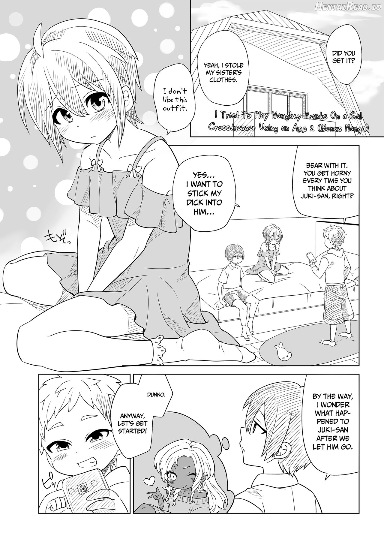 I Tried To Play Naughty Pranks On a Gal Crossdresser Using an App 2 Chapter 1 - page 24