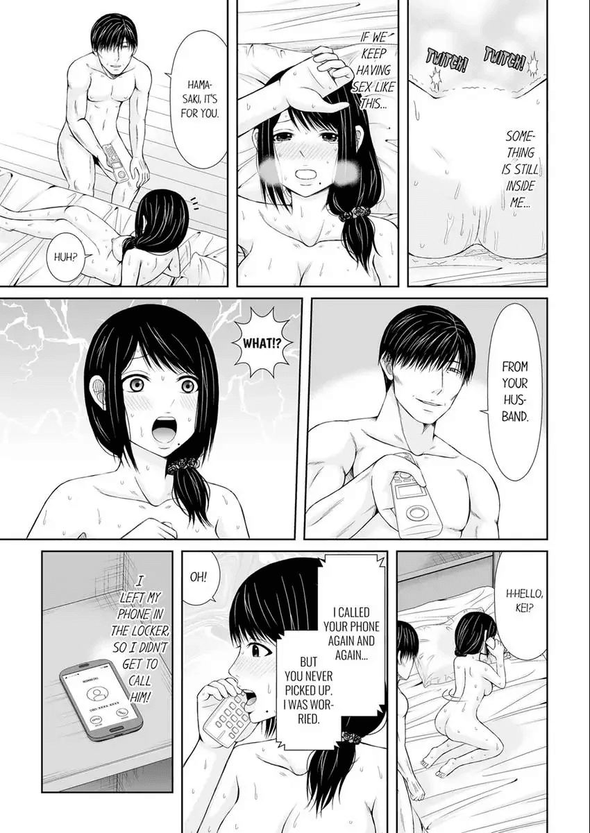 Denwa chū , Ushiro kara XL no Furin Pisuton 〜 Majimena Hitozuma no Inran SEX 1-6 Chapter 1-6 - page 51