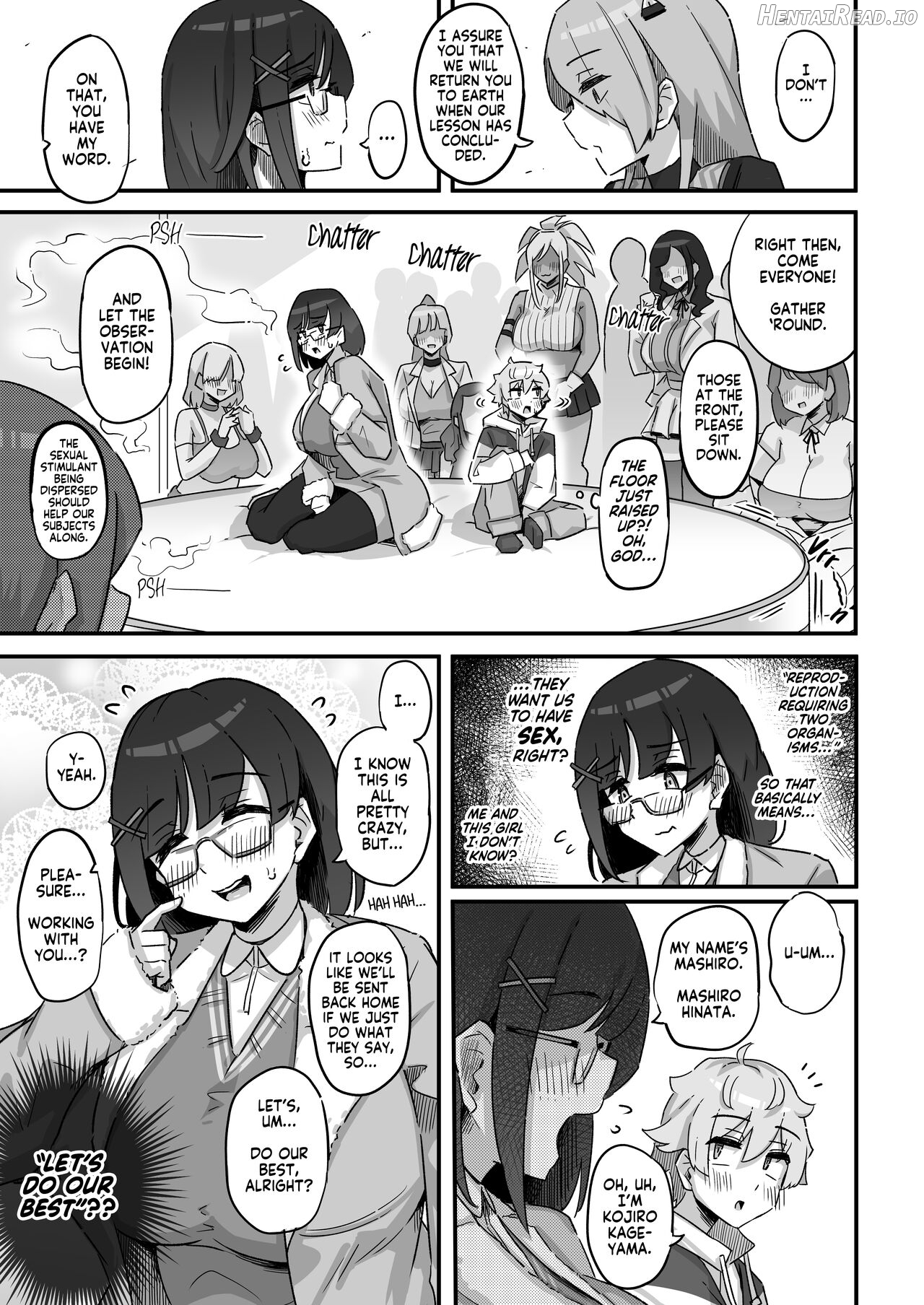 Kyou no Jugyou wa, Chikyuujin no Hanshoku Katsudou no Kansatsu desu Chapter 1 - page 8