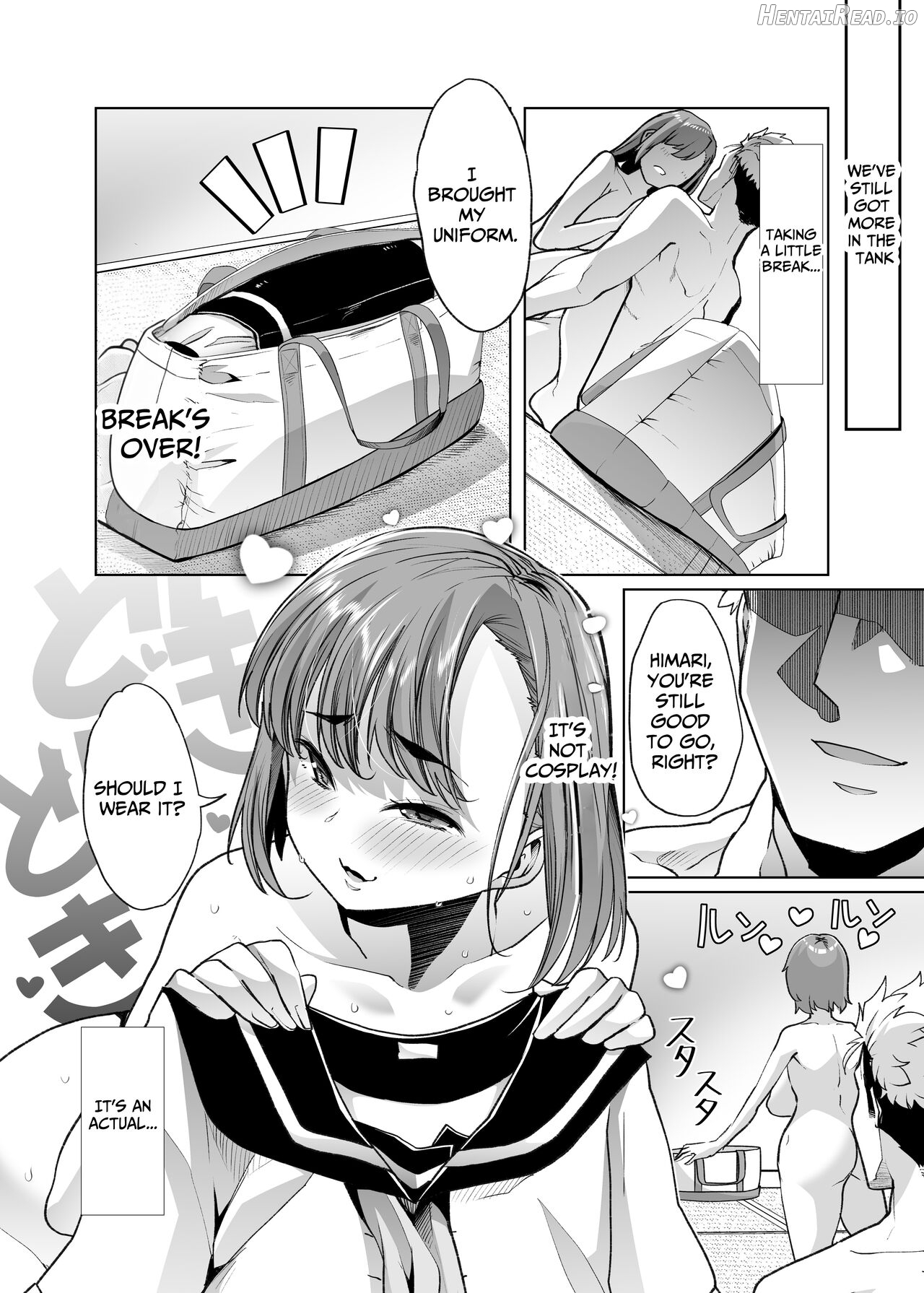 Tada Hitasura. ~Shinkon Nouka no Orenchi ni Shokugyou Taiken ni Kita JK ga Mechakucha Ero katta Sei de~ Chapter 1 - page 57