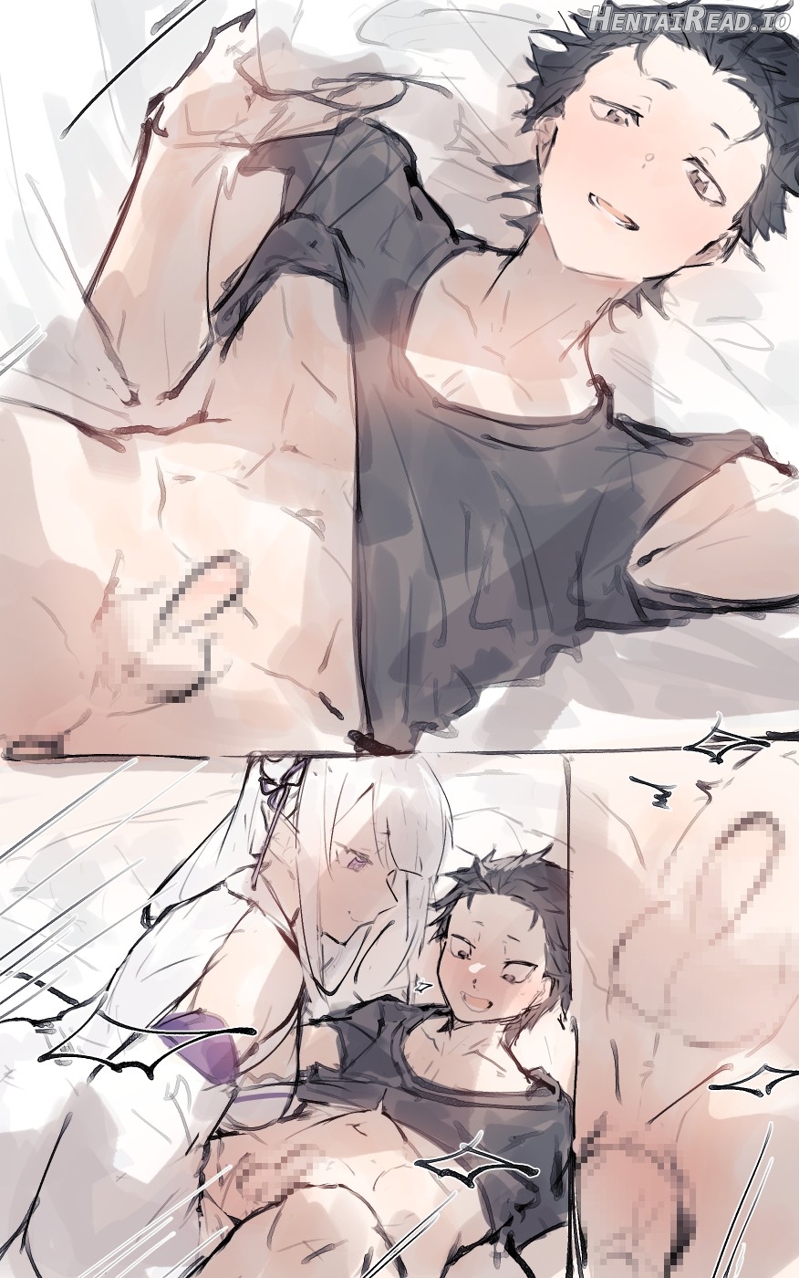 Emilia x Subaru, Rem x Subaru Chapter 1 - page 4