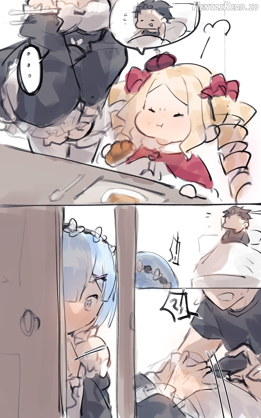 Emilia x Subaru, Rem x Subaru Chapter 1 - page 7