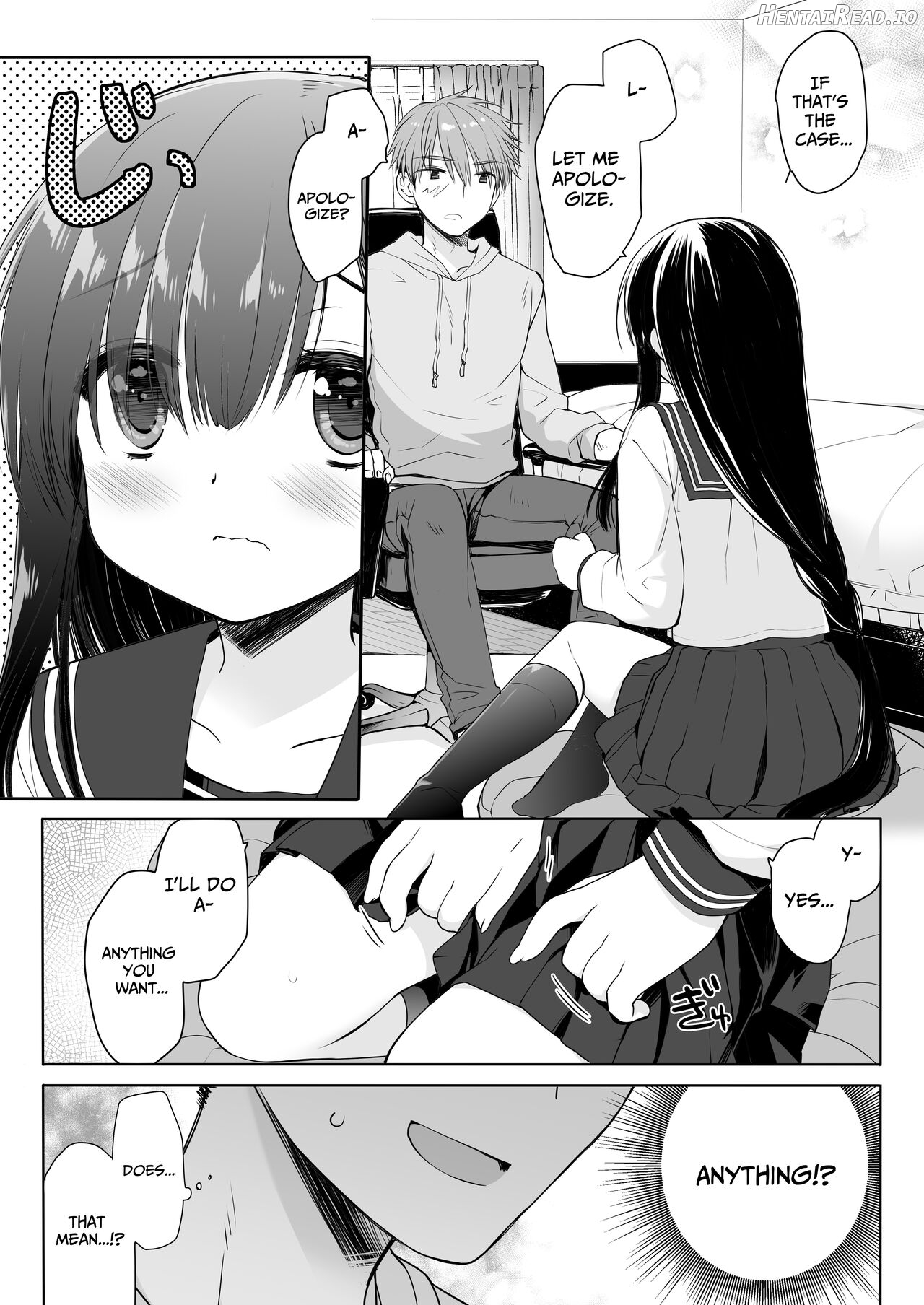 Jimi Bakunyuu Osananajimi no Oppai o 3-Jikan Momi Tsuzuketara Taihen na Koto ni Natta Chapter 1 - page 9