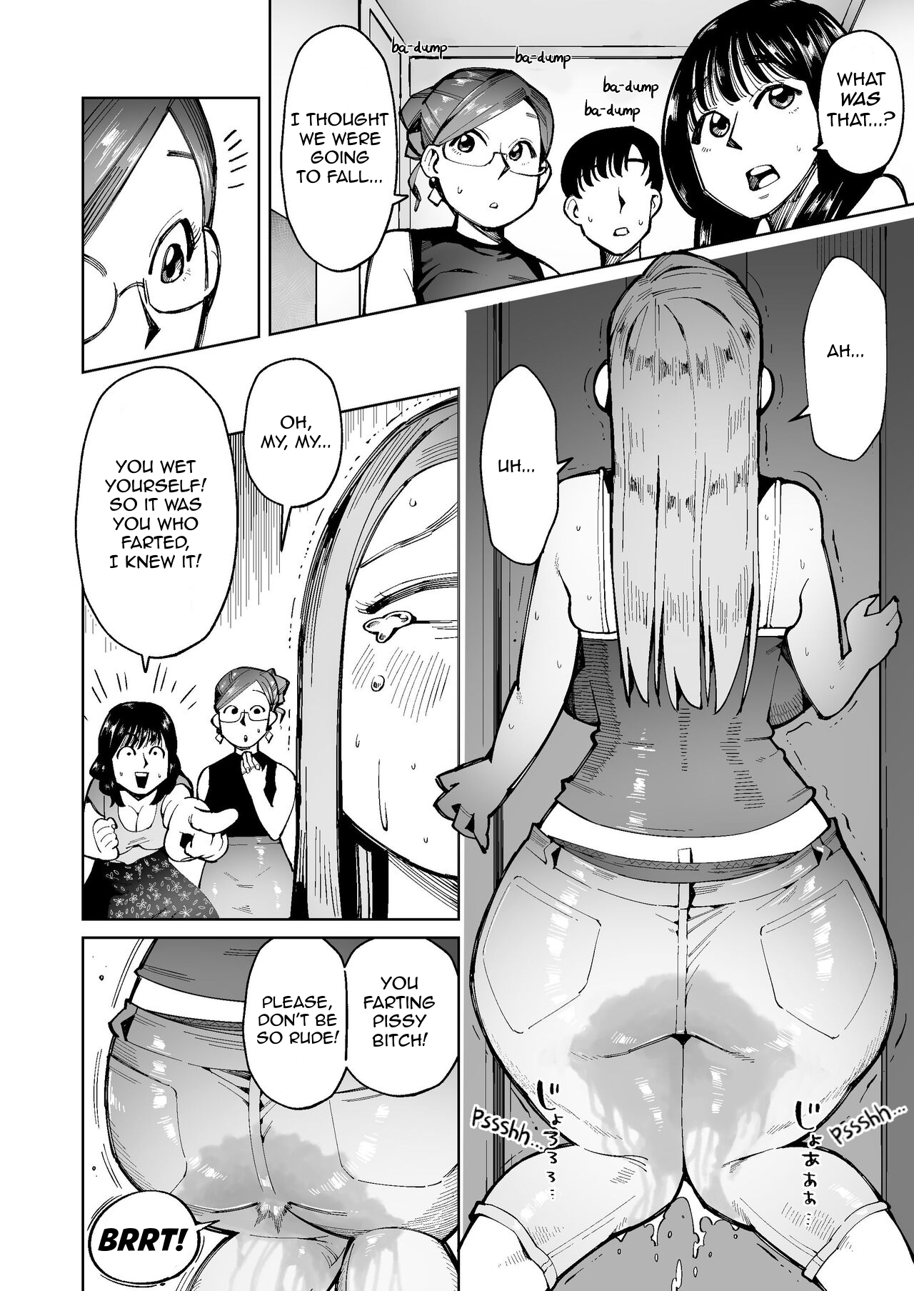 3 Married Women Soil Their Clothing in a Lift Chapter 1 - page 7
