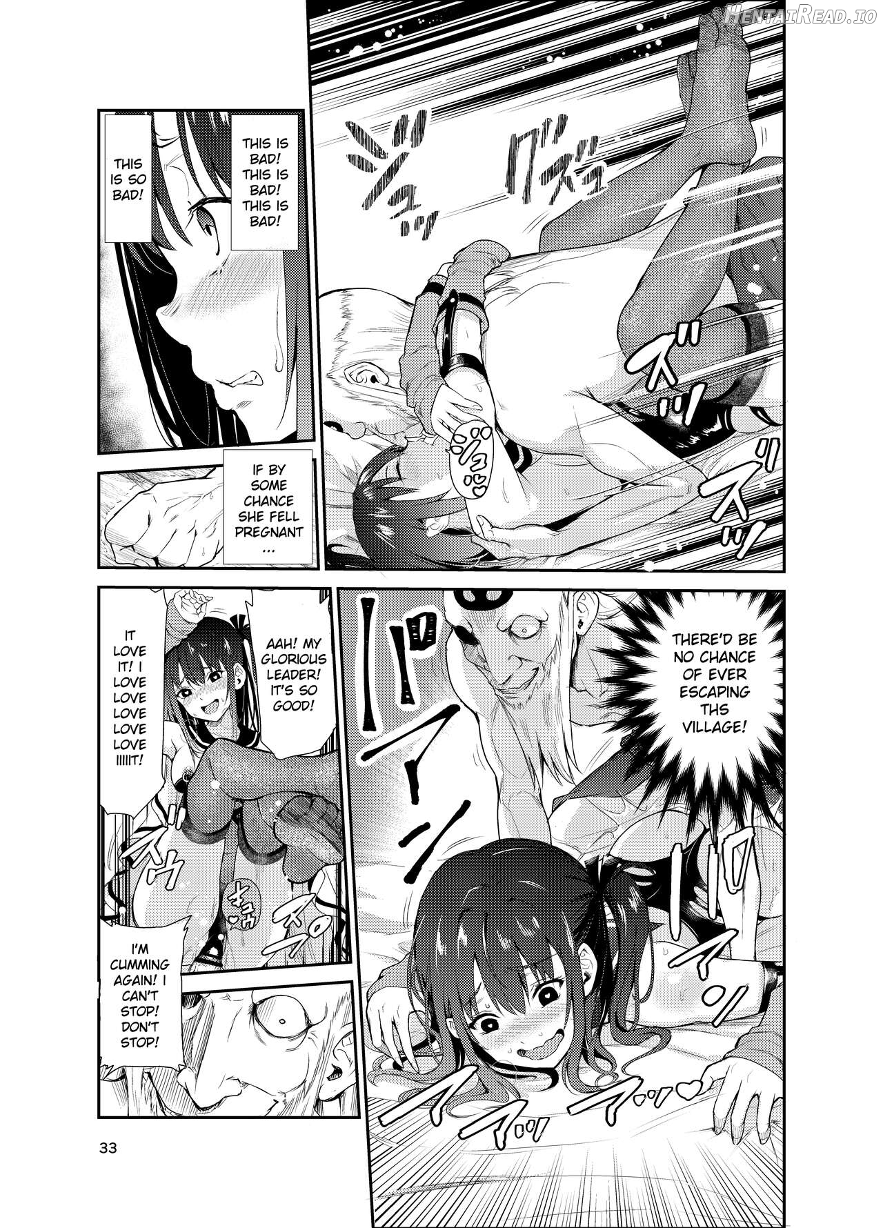 Tsuyagari Mura 7 ~Kareshi o Mamoru Tame Hikyou no Mura de Kyousei Gohoushi & NTR Sex~ Chapter 1 - page 32