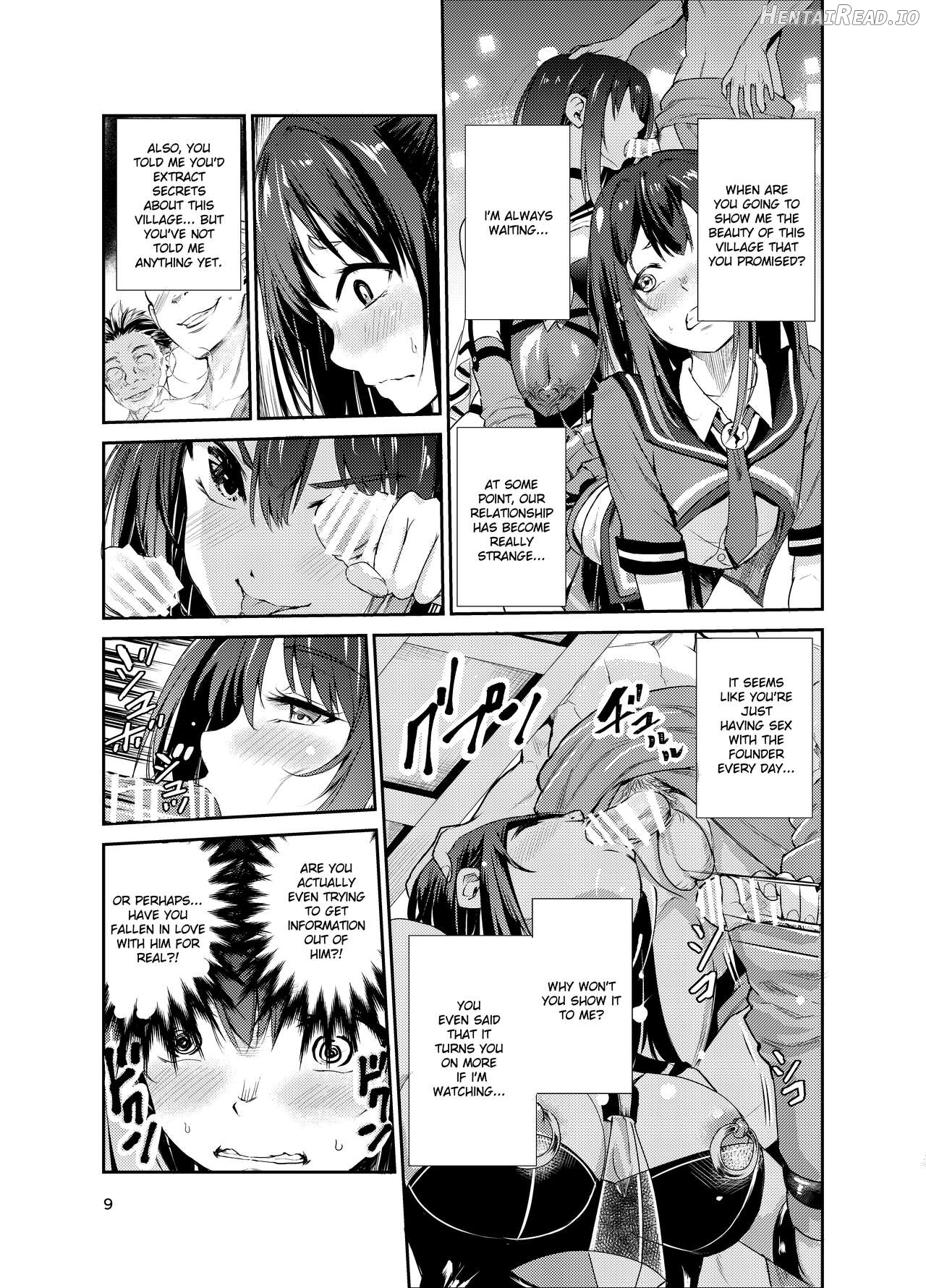 Tsuyagari Mura 7 ~Kareshi o Mamoru Tame Hikyou no Mura de Kyousei Gohoushi & NTR Sex~ Chapter 1 - page 8