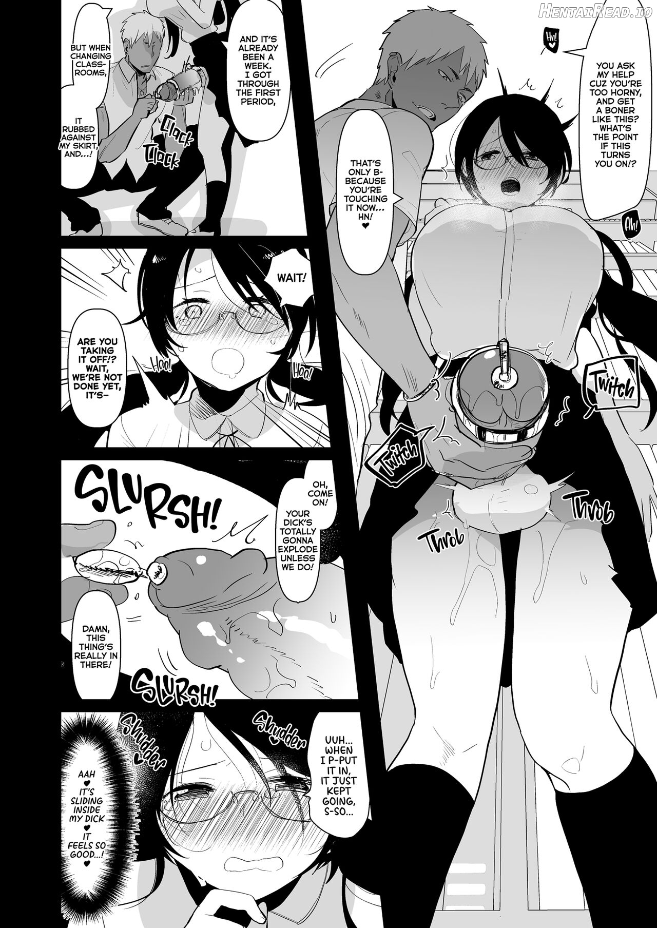Yarichin no Ore ga Jimi de Otonashii Kanojo no Futanari Dekachin ni Dohamari Shiteru Hanashi Chapter 1 - page 8