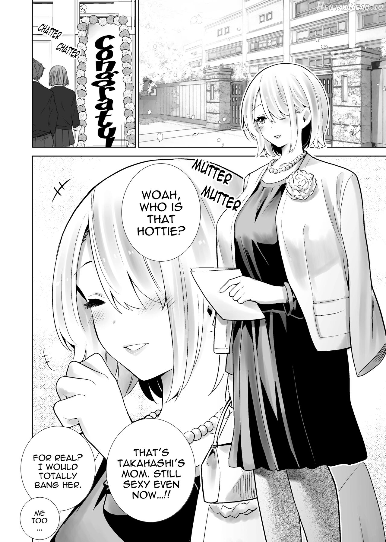 Tomodachi no Mama ga Boku no Dekachin de Ikimakutta Sotsugyoushiki Chapter 1 - page 2