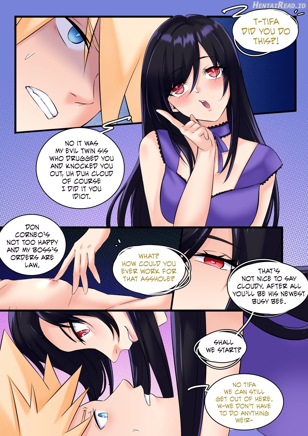 Final Fantasy VII: Honeybee Inn Chapter 1 - page 9
