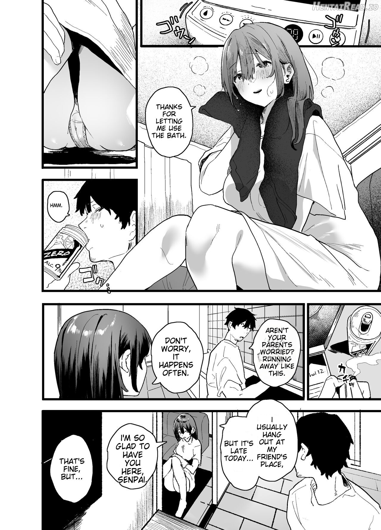 My part-time coworker ran away from home and came to work here, but she was too sexy... Chapter 1 - page 12