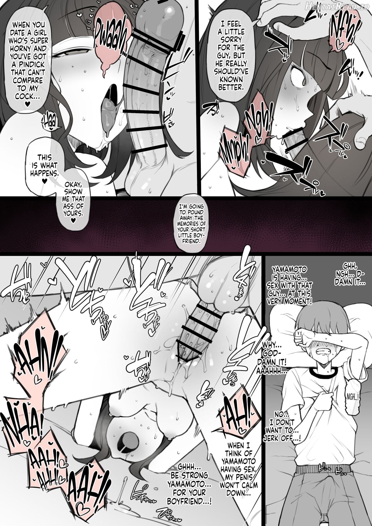 Penis no Dekasa de Subete ga Kimaru Sekai de Sochin no Boku ga Kisekiteki ni Te ni Ireta Kanojo wa Touzen no You ni Dekachin ni Netorarete Owaru Chapter 1 - page 10
