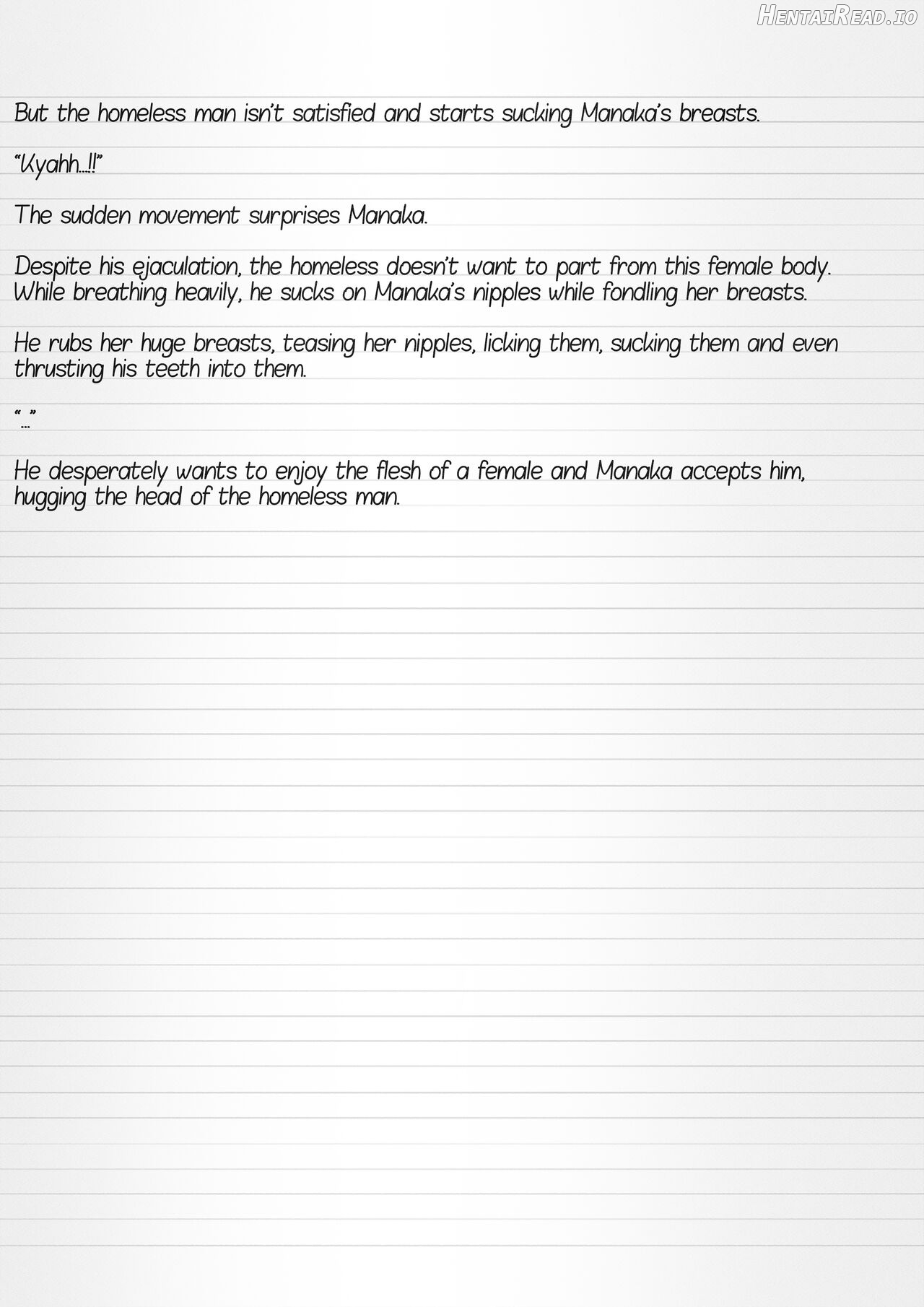 Misuke's Short Stories 6 - Manaka & the Homeless Chapter 1 - page 16