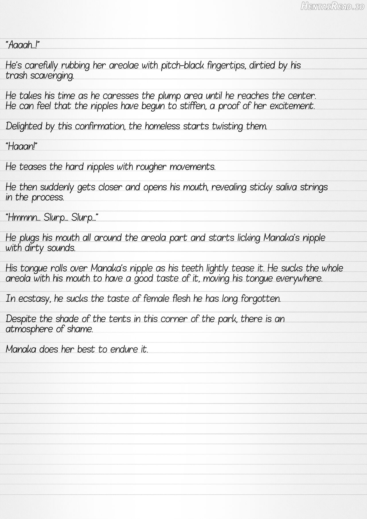 Misuke's Short Stories 6 - Manaka & the Homeless Chapter 1 - page 6