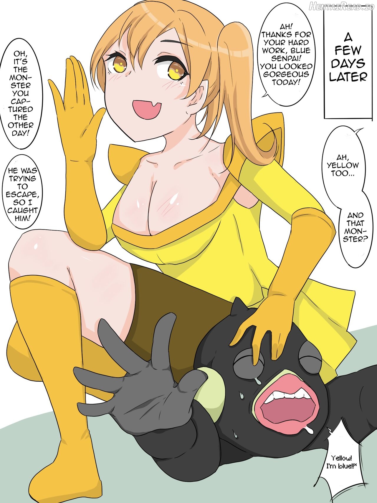 Superheroine from a Sentai series Swaps Bodies with a Low-ranking Combatant Chapter 1 - page 4
