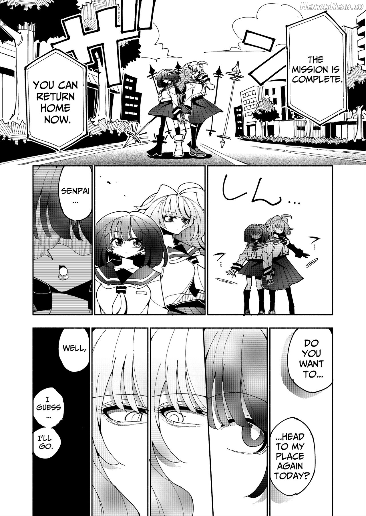 Shizuku to Shiori-Senpai ga Akuochi Futanari Kaizou Sareta node Watashi ga Shasei o Kanri Shimasu!- 2 Chapter 1 - page 13