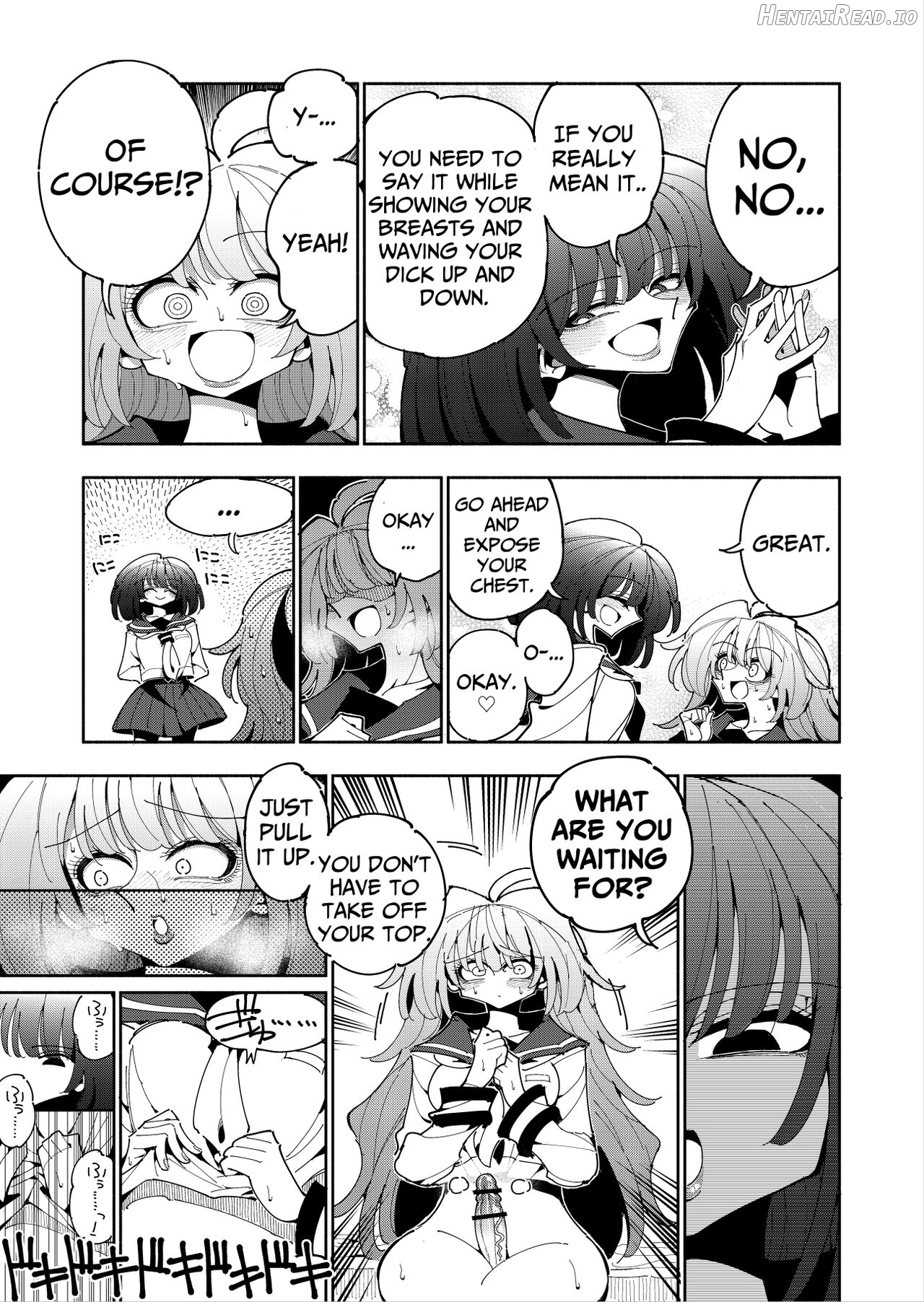 Shizuku to Shiori-Senpai ga Akuochi Futanari Kaizou Sareta node Watashi ga Shasei o Kanri Shimasu!- 2 Chapter 1 - page 52
