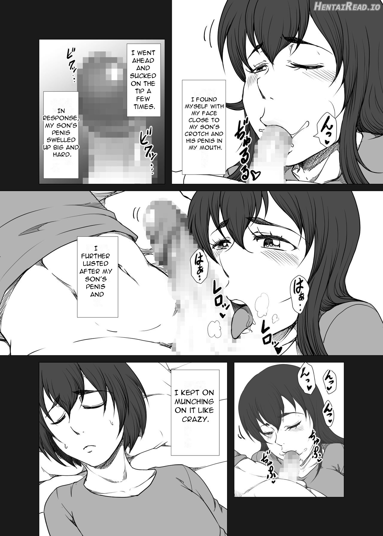 Haha ga Musuko no Asadachi Chinpo ni Hatsujou! Kuchi dake de wa Gaman Dekizu Oyako de Kinshin Soukan Chapter 1 - page 4