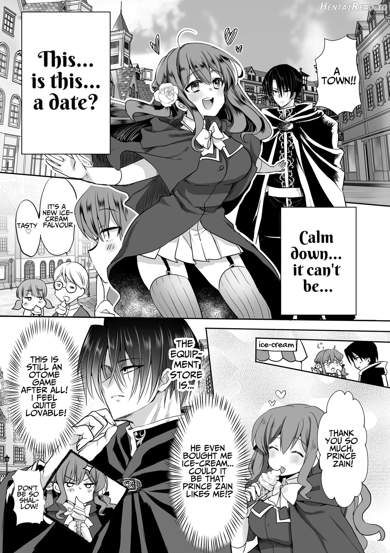 Mob Oshi JK no Akuyaku Reijou Isekai Tensei ~Hisan~ 4 Chapter 1 - page 22