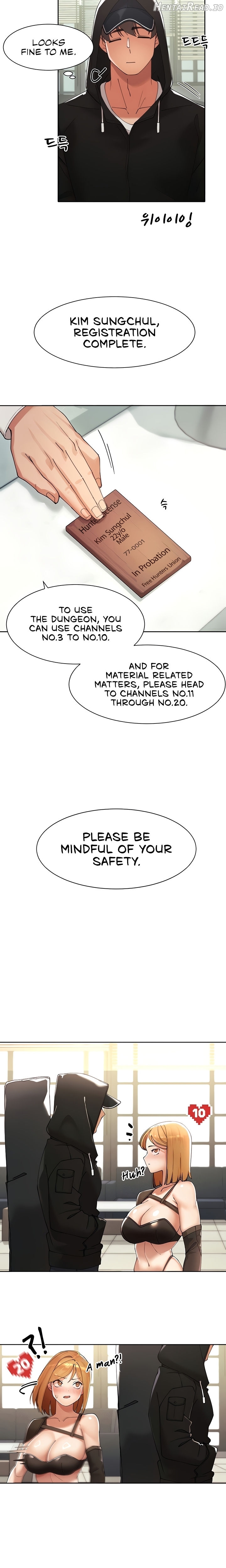 The Protagonist Gets Stronger When He Fucks the Female Hunter Chapter 5 - page 9