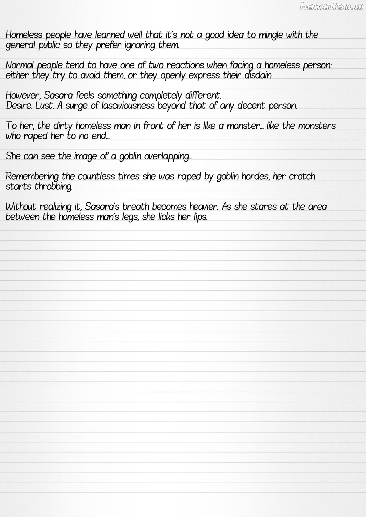 Misuke's Short Stories 12 - Sasara & The Homeless Chapter 1 - page 4