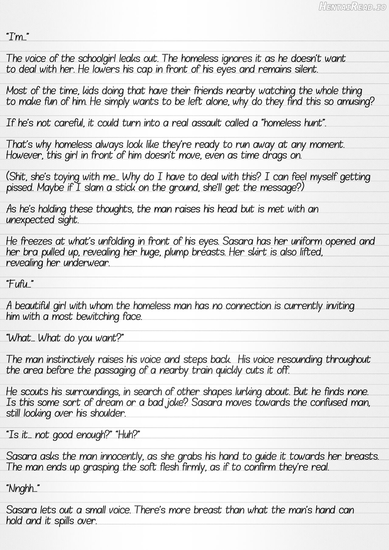 Misuke's Short Stories 12 - Sasara & The Homeless Chapter 1 - page 5