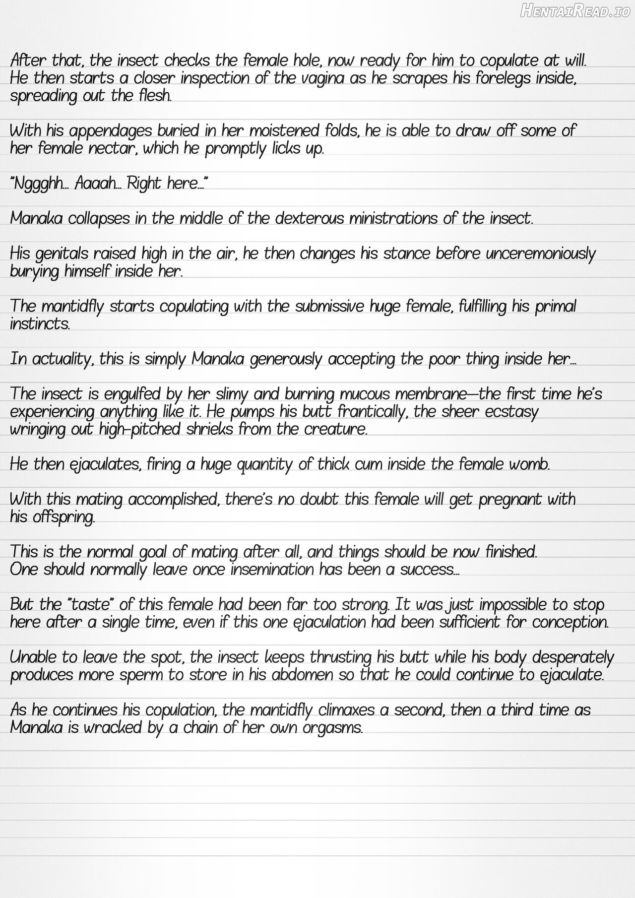 Misuke's Short Stories 16 - Manaka & Mantifly Chapter 1 - page 6