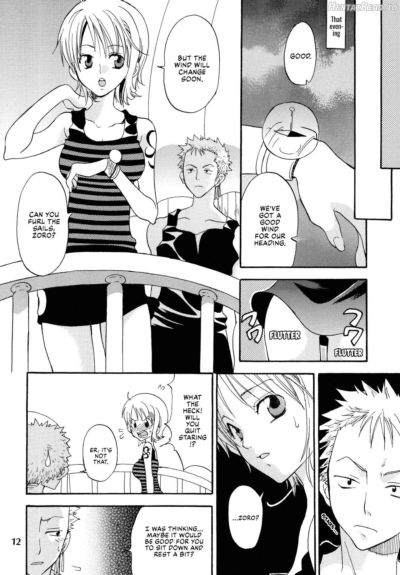 Zoro-Nami ★ Sairoku Hentai Chapter 1 - page 12