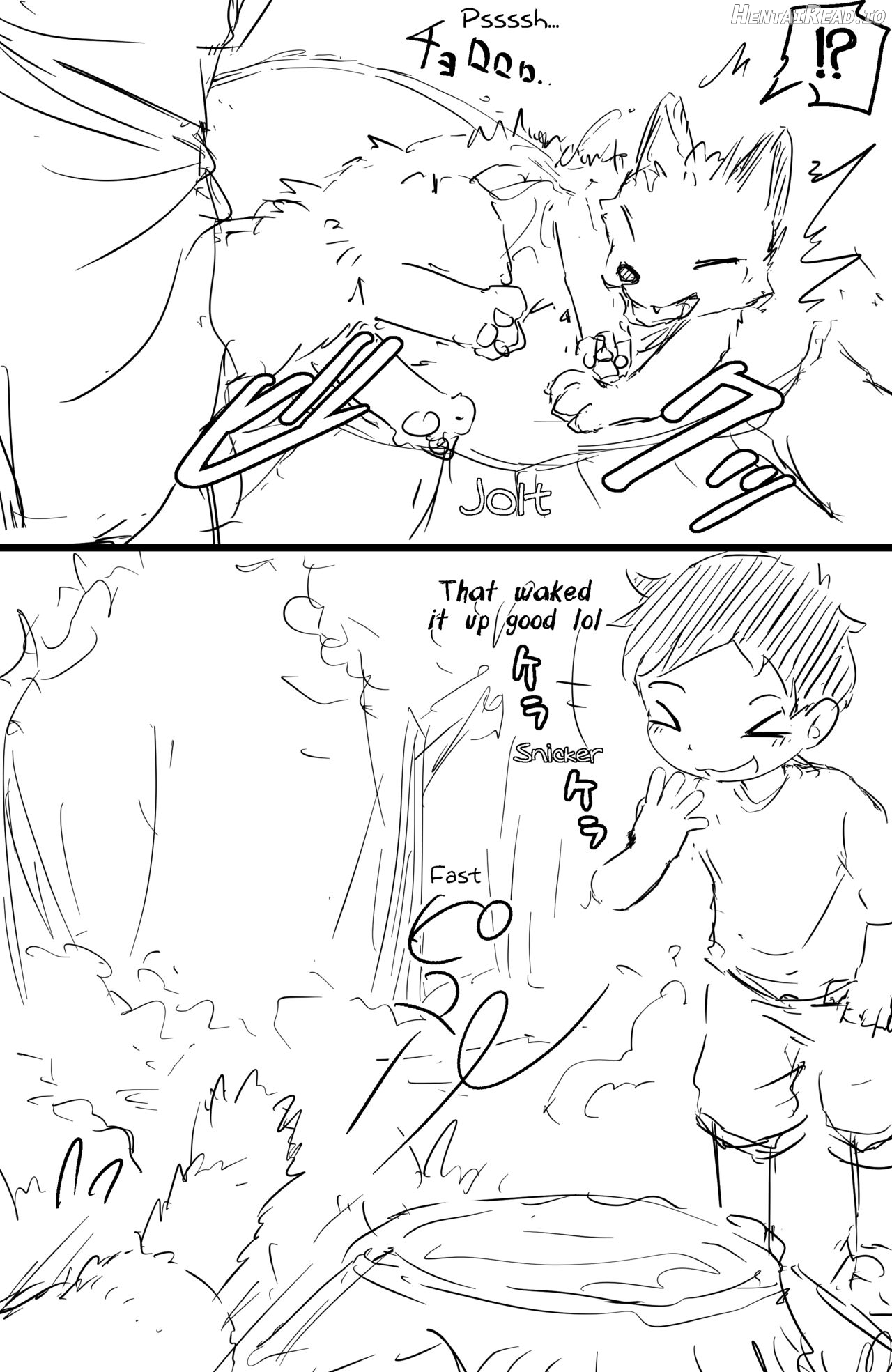 catfox22 / funiyua - A human boy becomes small and gets fucked by a male fox + extras Chapter 1 - page 3
