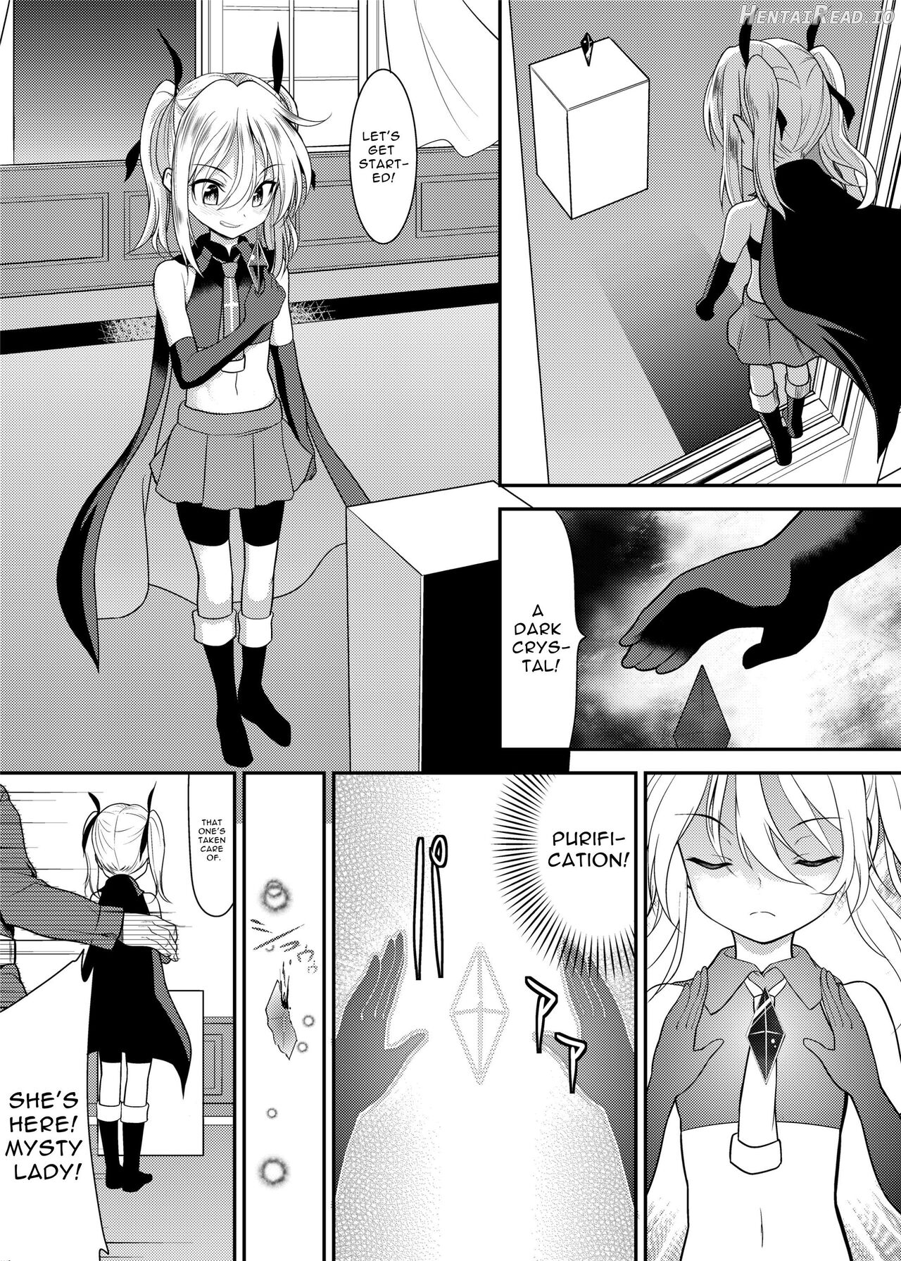 Kaitou Shoujo Mysty Lady ~Muku na Henshin Heroine wa Shokushu to Minshuu ni Otosareru~ Chapter 1 - page 2