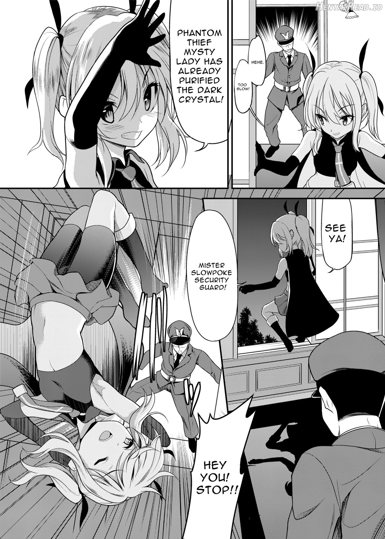 Kaitou Shoujo Mysty Lady ~Muku na Henshin Heroine wa Shokushu to Minshuu ni Otosareru~ Chapter 1 - page 3