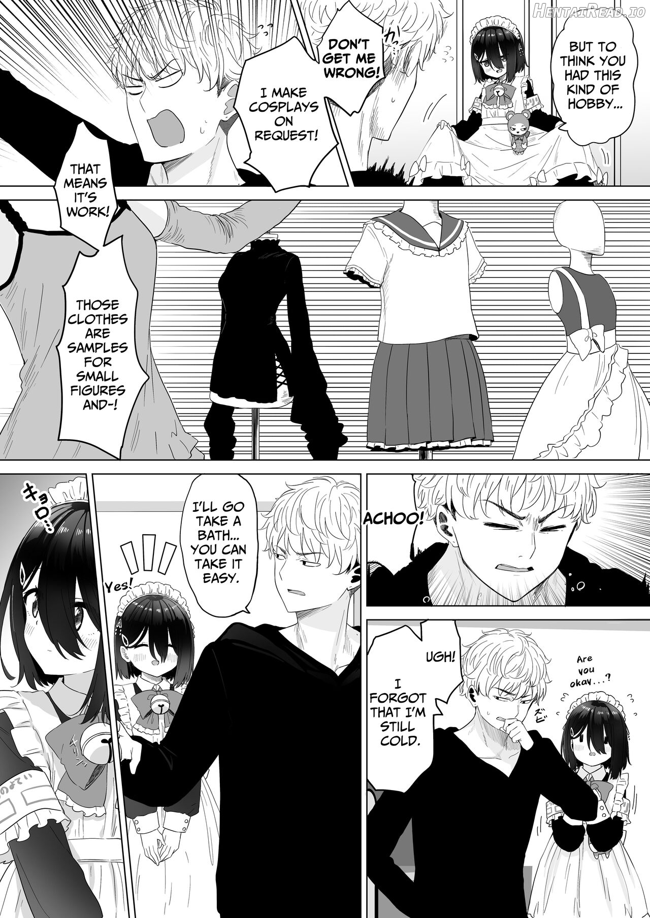 My Roleplaying Cosplayer Neighbor ~Being Serviced After Dressing Her Up In A Maid Costume~ Chapter 1 - page 18