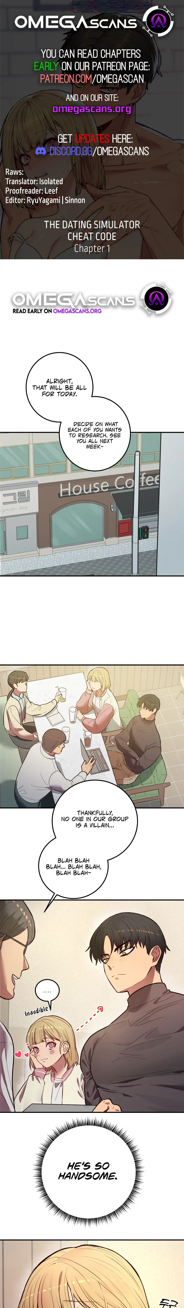 The Dating Simulator Cheat Code chapter 1 - page 1