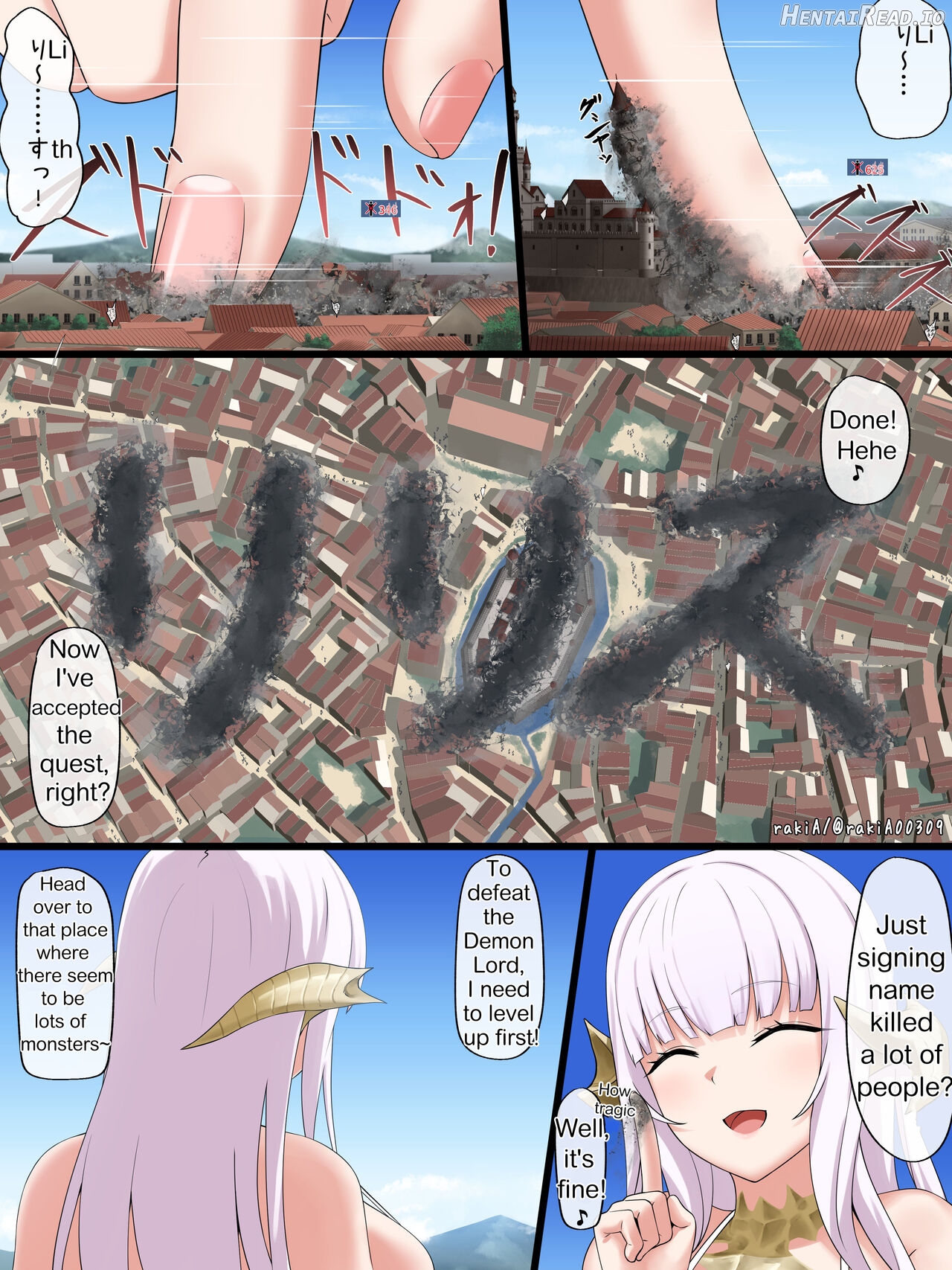 Lilith-chan is playing adventurer in a fantasy world Chapter 1 - page 7