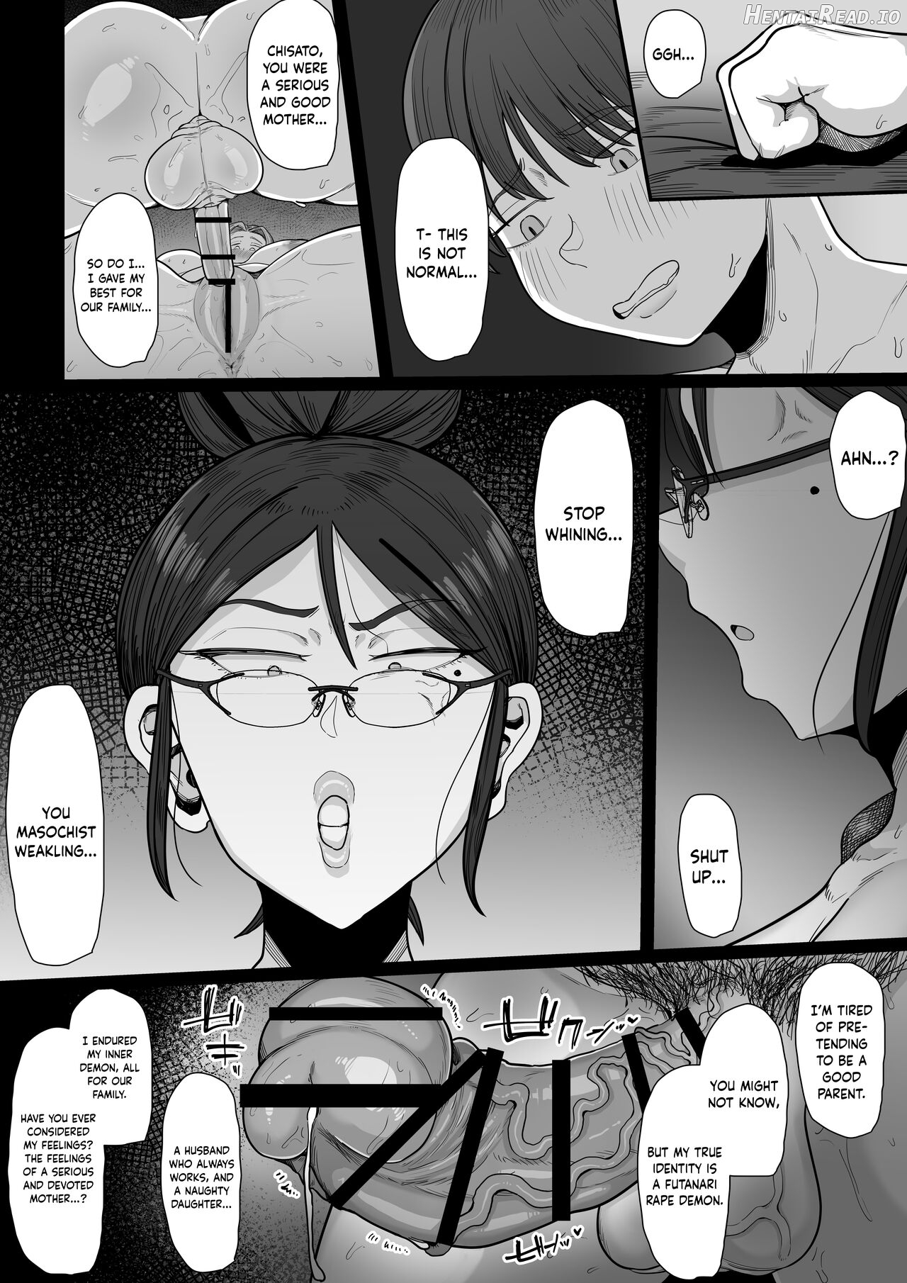 Futanari Shufu no Kazoku Kyouiku Plan Chapter 1 - page 35