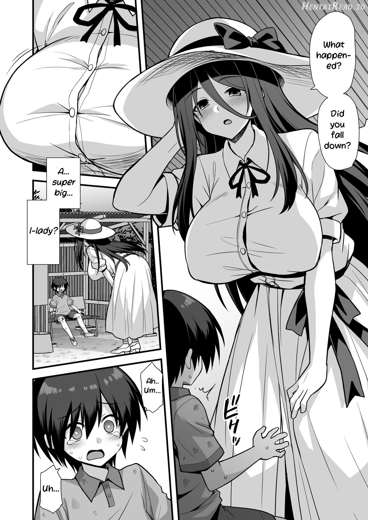 Kaidan Toshi Densetsu Inaka de Ooki na Oneesan Ie ni Sasowaretara Maiban Rankou Ecchi shiteiru Ie Datta Chapter 1 - page 4