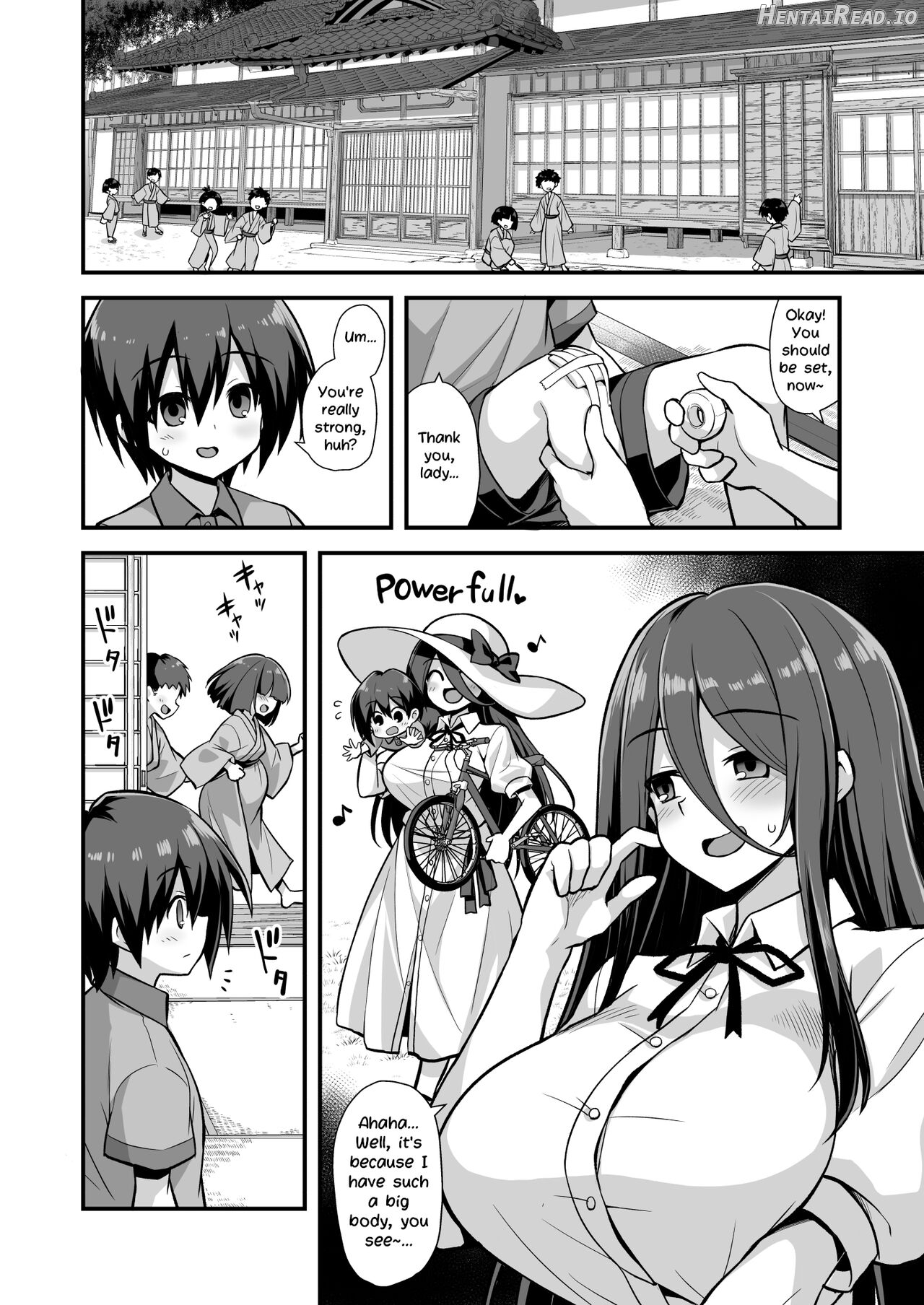 Kaidan Toshi Densetsu Inaka de Ooki na Oneesan Ie ni Sasowaretara Maiban Rankou Ecchi shiteiru Ie Datta Chapter 1 - page 6
