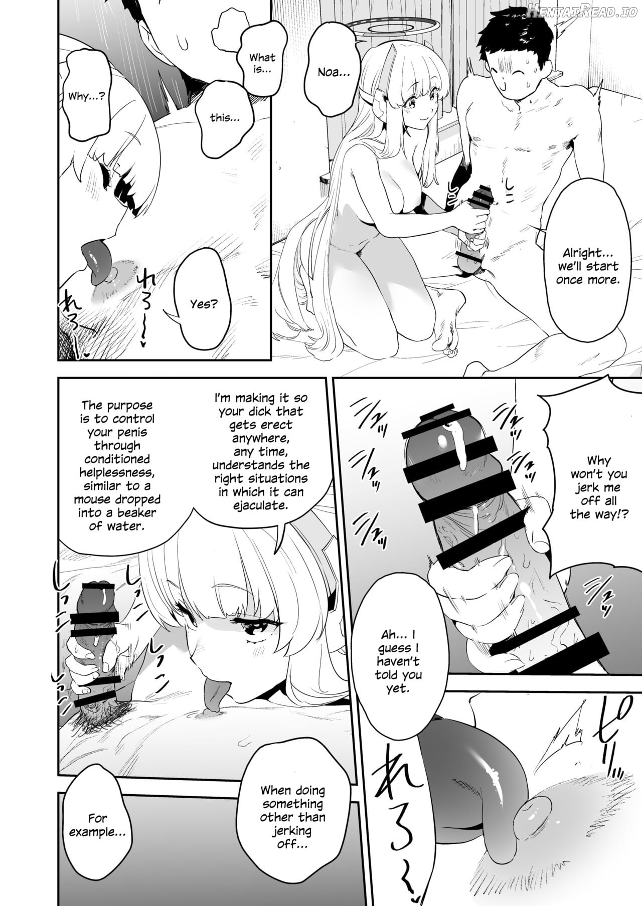 Seminar Shoki Ushio Noa ni Yoru Gyaku Chinpo Kanri Kiroku - penile paradoxical management écriture Chapter 1 - page 19