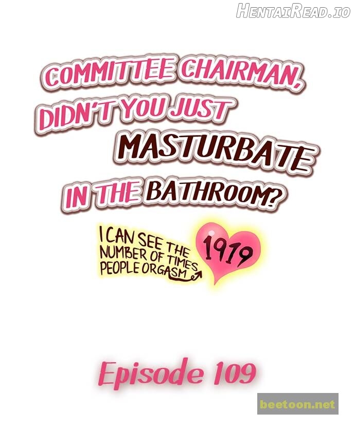 I Can See The Number Of Times People Orgasm Chapter 109 - page 1