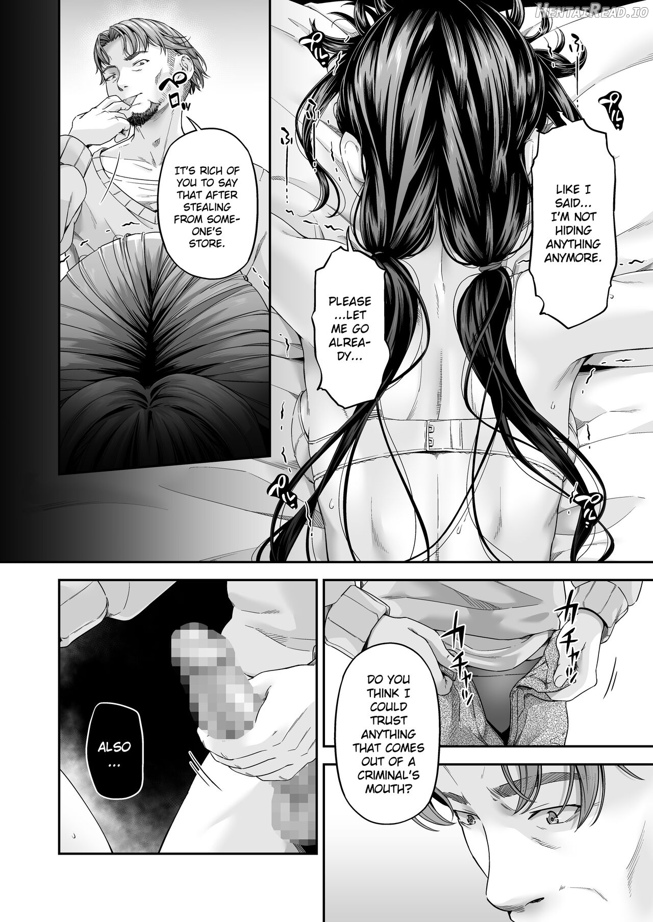 Manbiki Kan -Ni- Joshi Gakusei no Aganau Tsumi to Bachi- Chapter 1 - page 14