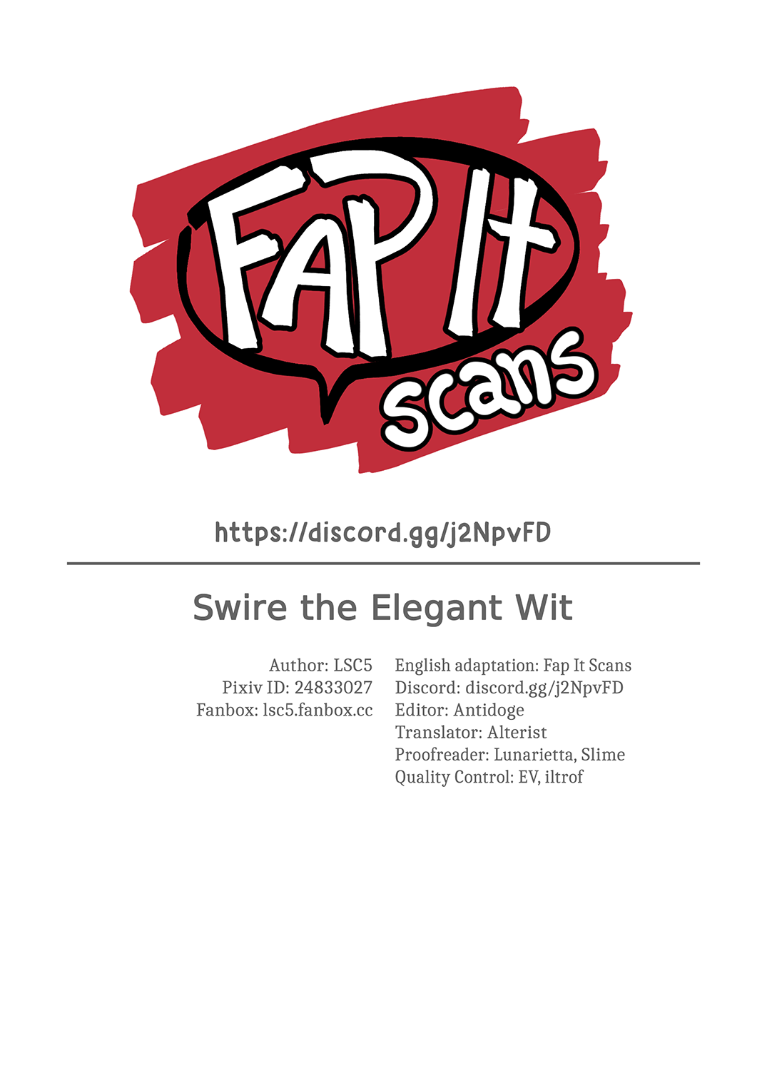 Character Series - Swire the Elegant Wit Chapter 1 - page 26